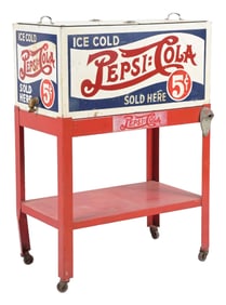 PEPSI-COLA CHEST COOLER