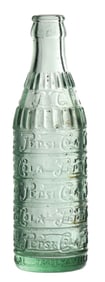 PEPSI-COLA PEPSI PEPSI PEPSI GLASS BOTTLE