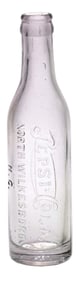 PEPSI-COLA NORTH WILKESBORO NC EMBOSSED GLASS BOTTLE