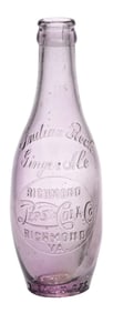COLLECTION OF 2 PEPSI-COLA RICHMOND VA EMBOSSED GLASS BOTTLES