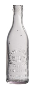 PEPSI-COLA CHARLOTTESVILLE, VA GLASS BOTTLE