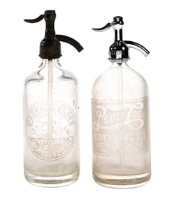 CLEAR 24 OZ PEPSI-COLA SELTZER BOTTLE