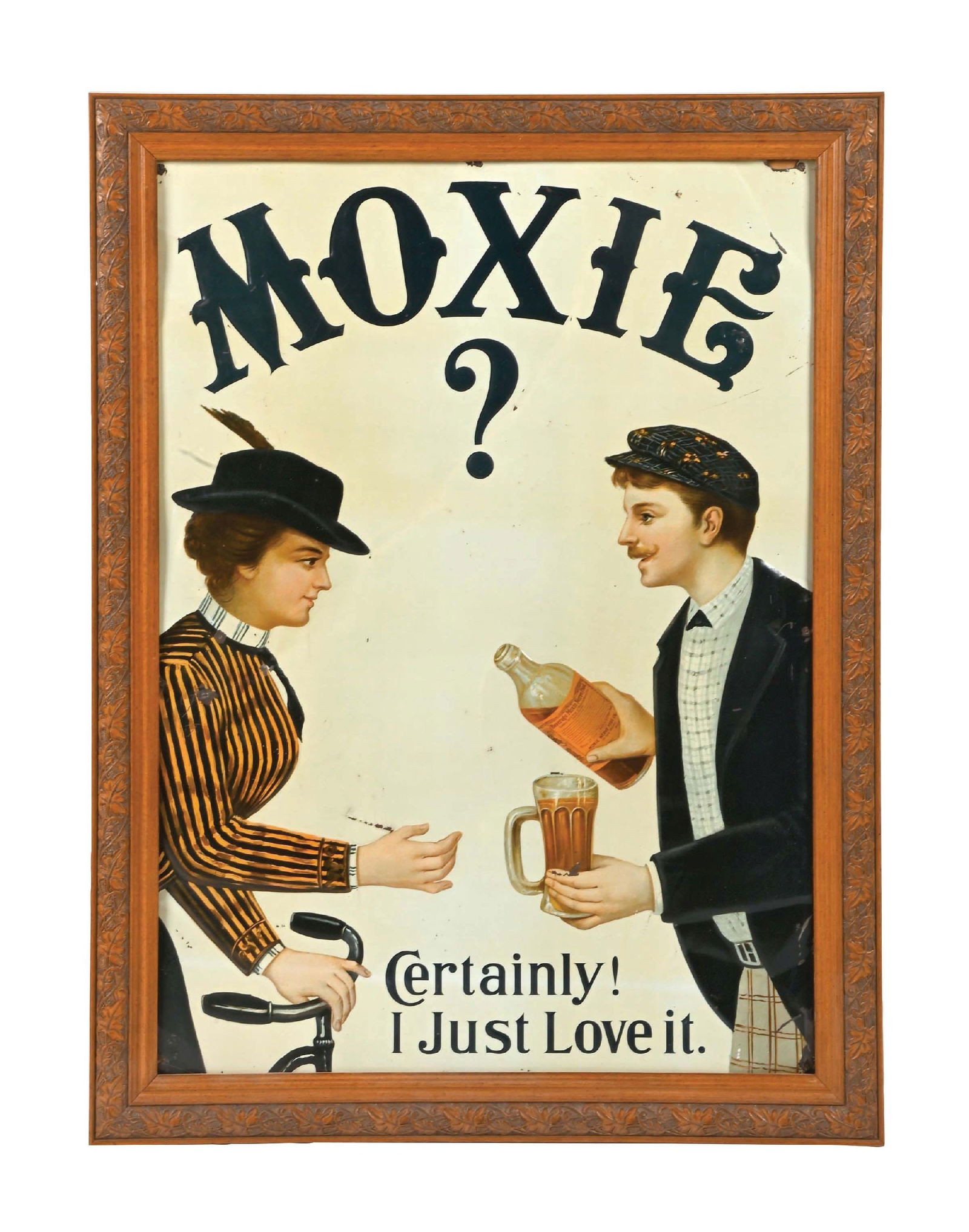 MOXIE? CERTAINLY, I JUST LOVE IT SIGN (1 of 2)