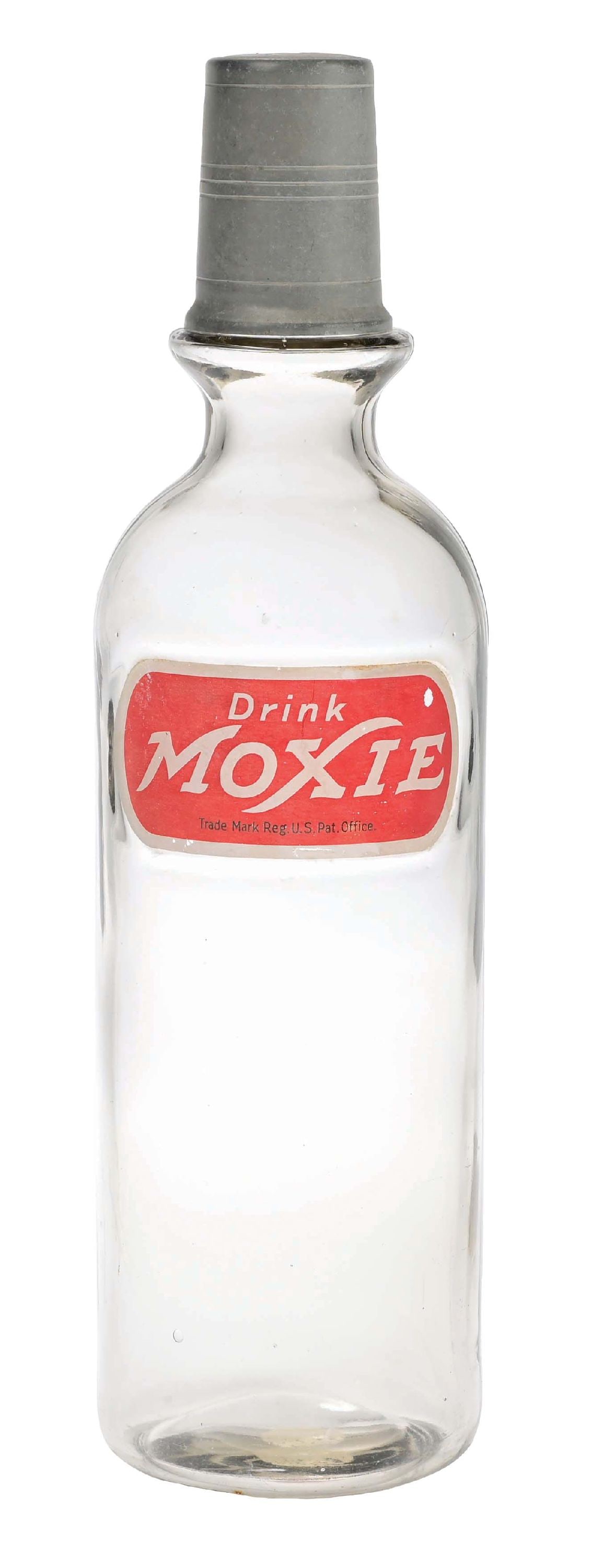 DRINK MOXIE CLEAR LUG SYRUP BOTTLE WITH LID (1 of 7)