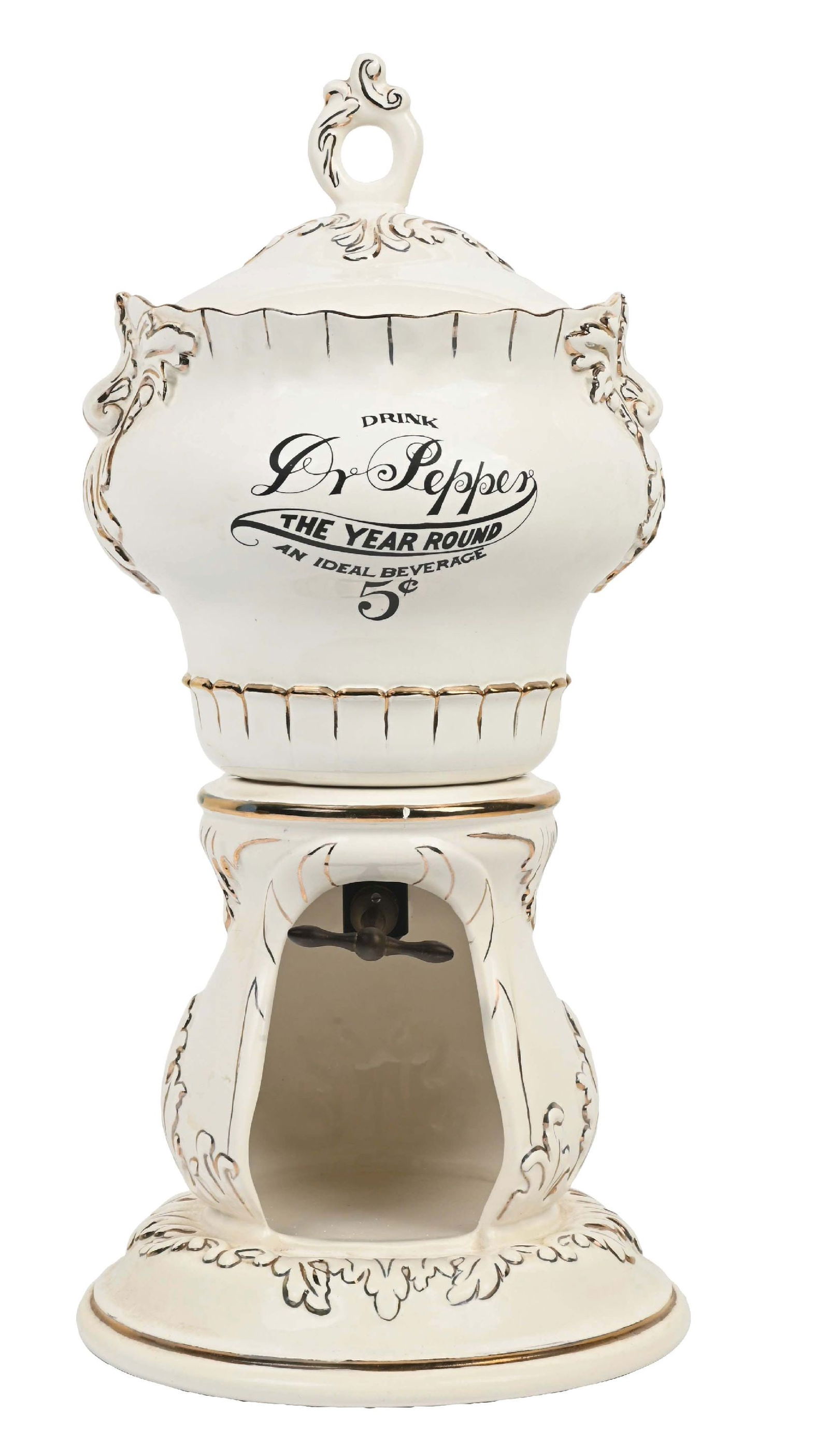 DR PEPPER SYRUP DISPENSER W/ PLAQUE (1 of 5)