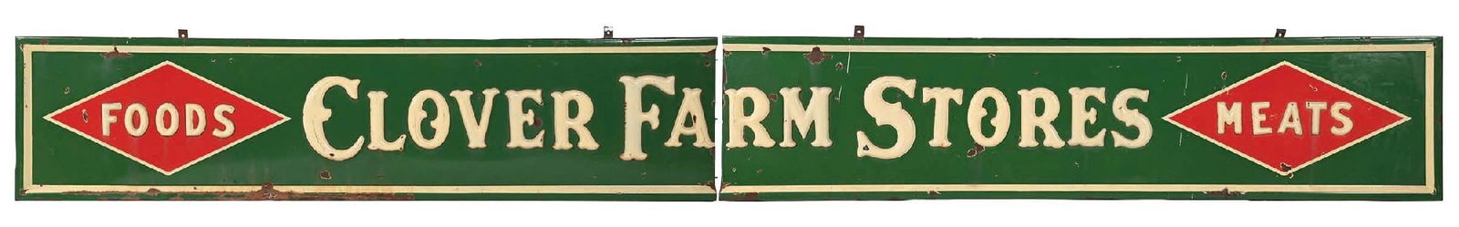 LARGE CLOVER FARMS STORES SIGN (1 of 3)