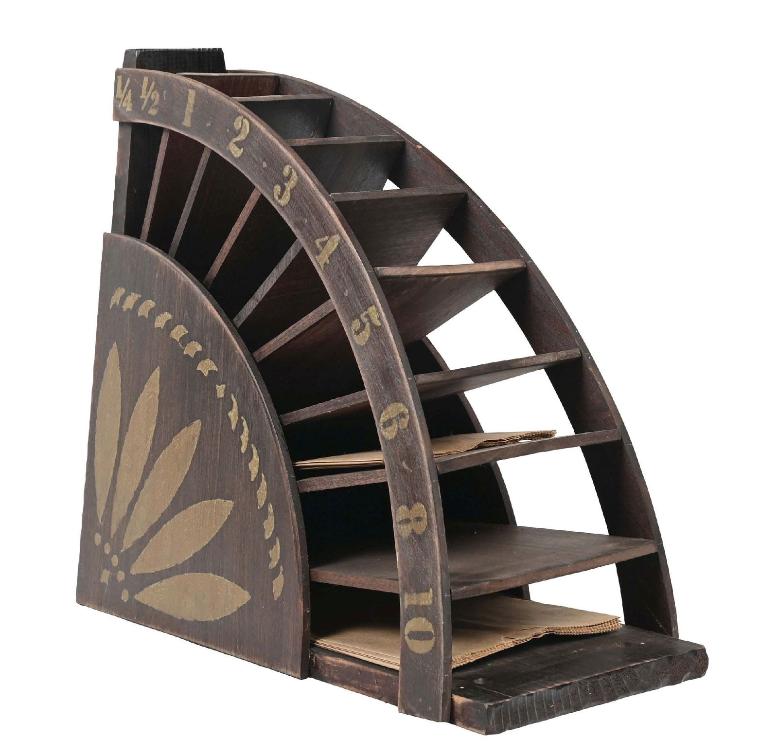 COUNTRY STORE PAPER BAG RACK (1 of 6)