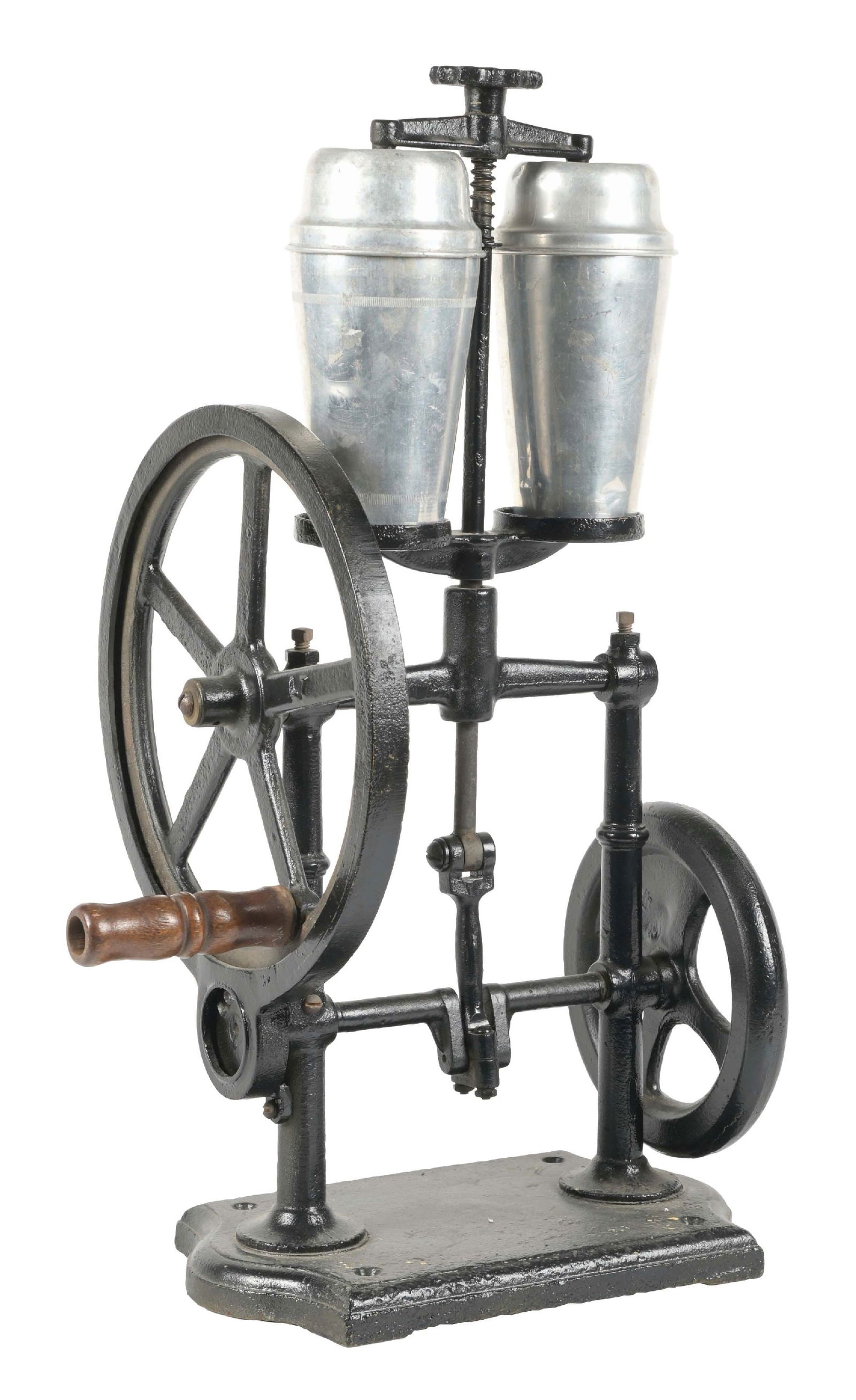 HAND-CRANK DRINK/ MILKSHAKE MIXER (1 of 4)