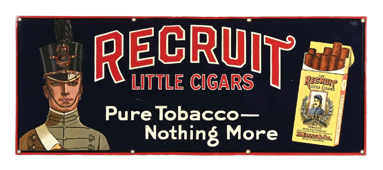 RECRUIT LITTLE CIGARS SIGN (1 of 2)