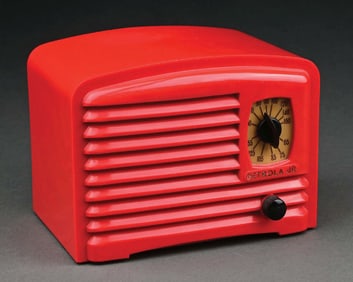 RED DETROLA JR PLASKON RADIO