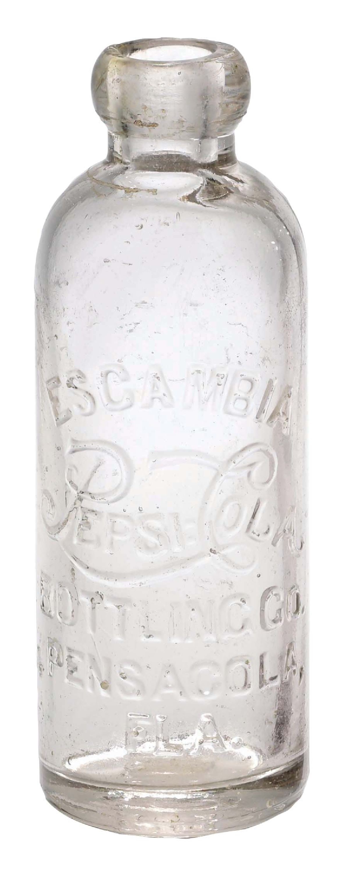 PEPSI-COLA PENSACOLA, FL GLASS BOTTLE