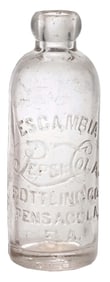 PEPSI-COLA PENSACOLA, FL GLASS BOTTLE