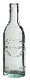 PEPSI-COLA SHINNSTON, WV GLASS BOTTLE