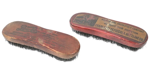COLLECTION OF 2 PEPSI-COLA SHOE BRUSHES