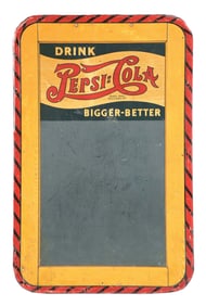 DRINK PEPSI-COLA BIGGER-BETTER MENU BOARD