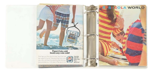LARGE COLLECTION OF PEPSI-COLA PAPER EPHEMERA