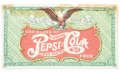 PEPSI-COLA FREE DRINK COUPON