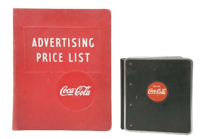COLLECTION OF 2 COCA-COLA ADVERTISING MANUALS
