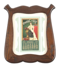 COCA-COLA 1904 CALENDAR W/ LILLIAN NORDICA GRAPHIC