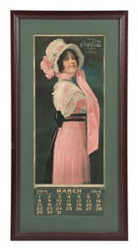1914 COCA-COLA BETTY CALENDAR
