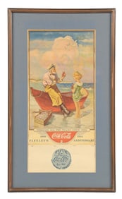 COCA-COLA 50TH ANNIVERSARY CALENDAR