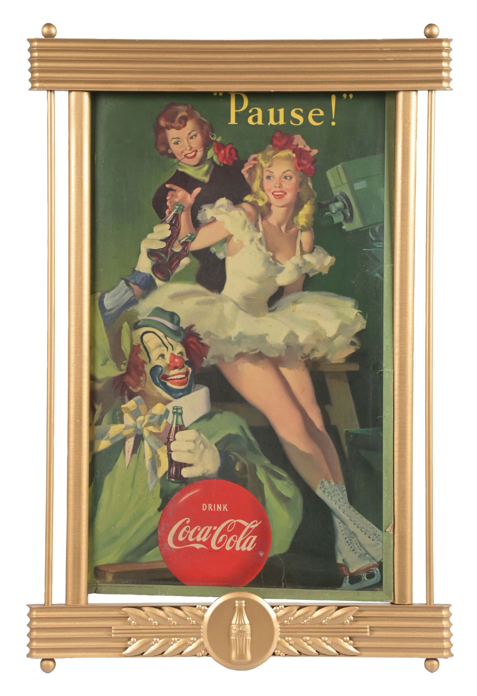 1940 Wood Frame Vintage Poster カサブランカ 1940 Wood Frame Vintage Poster カサブランカ（1940s Posters
