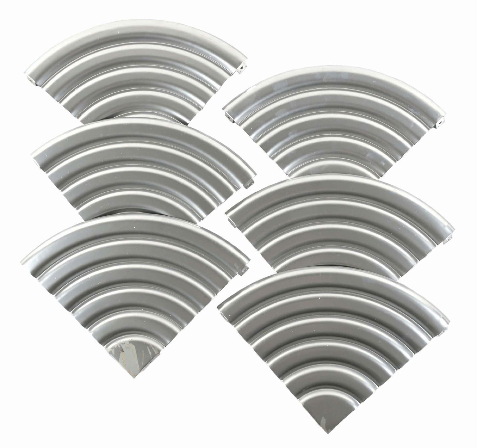 COLLECTION OF 6 COCA-COLA METAL ART DECO WINGS (1 of 2)