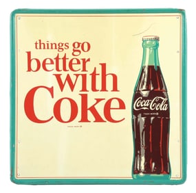 THINGS GO BETTER WITH COKE TIN SIGN