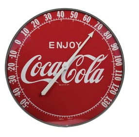 ENJOY COCA-COLA LARGE THERMOMETER