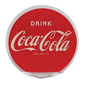 COCA-COLA SIGN W/ STAND