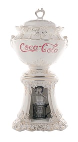 REPRODUCTION COCA-COLA CERAMIC SYRUP DISPENSER