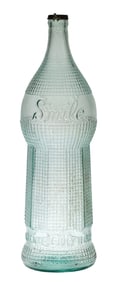 SMILE GLASS DISPLAY BOTTLE