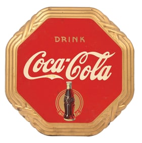 COCA-COLA ART-DECO KAY DISPLAY SIGN