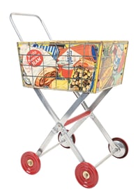 COCA-COLA TOY SHOPPING CART