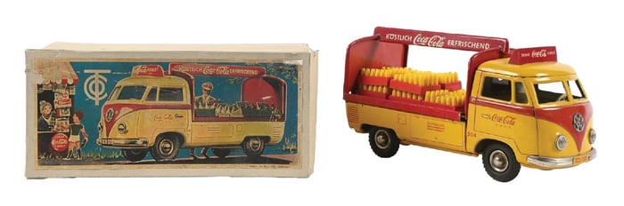 TOY GERMAN COCA-COLA TRUCK W/ BOX