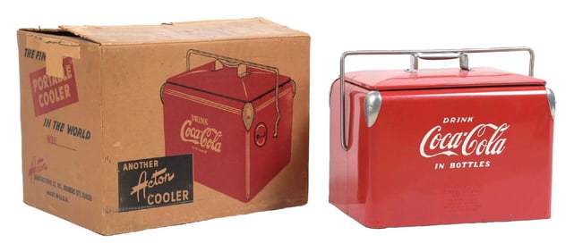 NOS COCA-COLA PICNIC COOLER IN ORIGINAL BOX