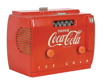 COCA-COLA COOLER RADIO