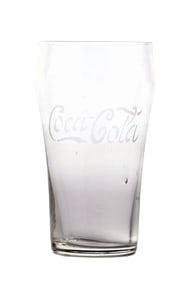 UNUSUAL COCA-COLA FLARE GLASS