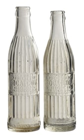 COLLECTION OF 2 COCA-COLA BOTTLES
