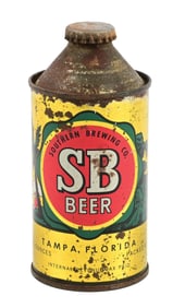 SB BEER SOUTHERN BREWING CO CONE TOP BEER CAN