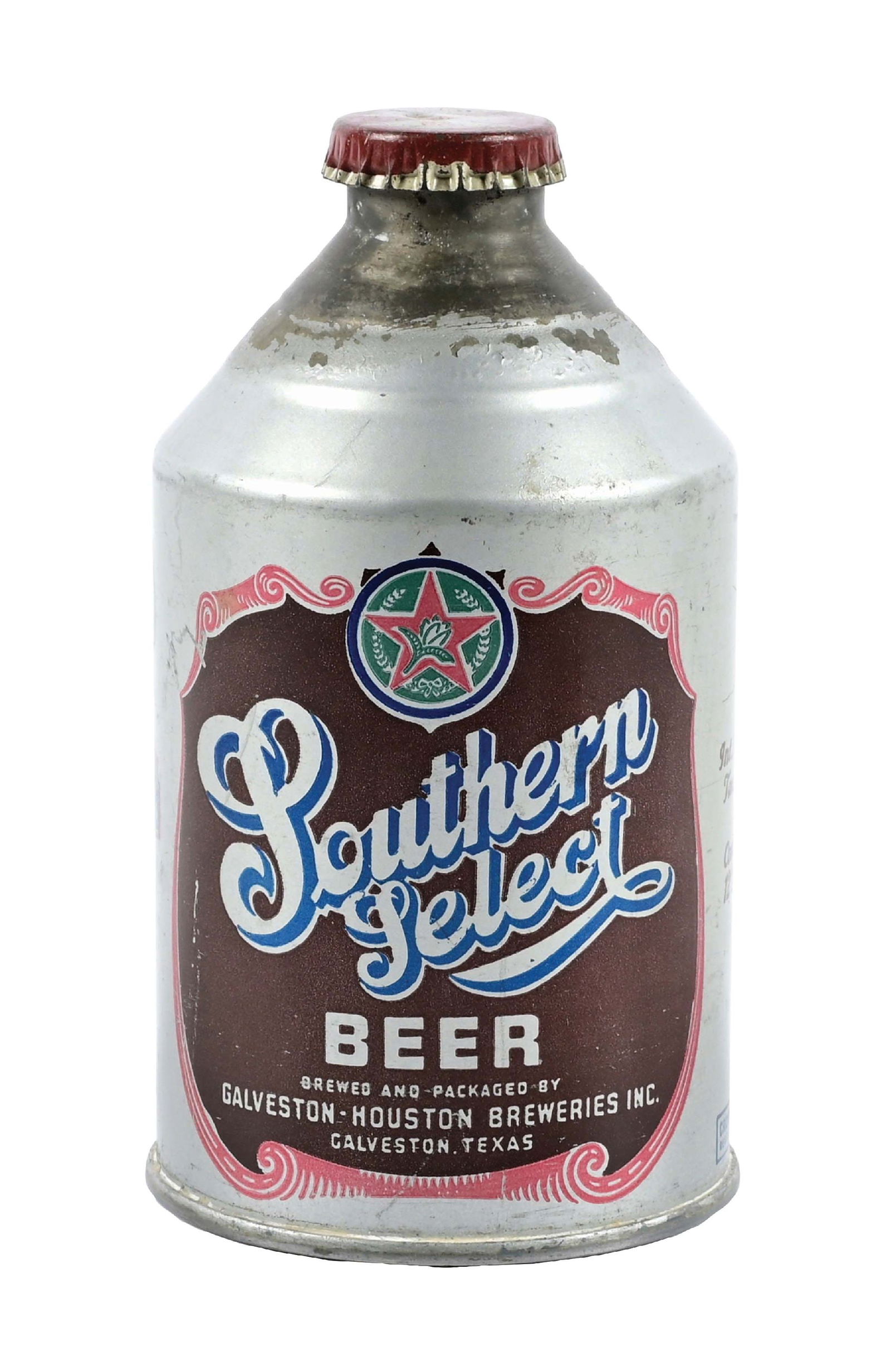 SOUTHERN SELECT BEER CROWNTAINER CONE TOP BEER CAN (1 of 6)