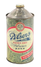 PILSER'S EXTRA DRY PILSENER BEER CONE TOP BEER CAN