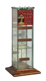 MANSFIELD'S PEPSIN CHEWING GUM DISPLAY