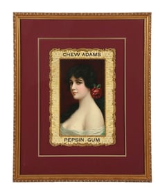 CHEW ADAMS PEPSIN GUM SIGN