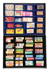 COLLECTION OF CHEWING GUM PACKS, STICKS & ADVERTISING