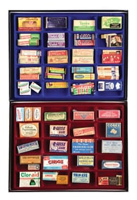 COLLECTION OF CHEWING GUM PACKS, STICKS & MEMORABILIA
