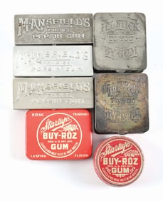 COLLECTION OF 7 CHEWING GUM TINS