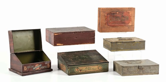 COLLECTION OF 6 VINTAGE GUM DISPLAYS