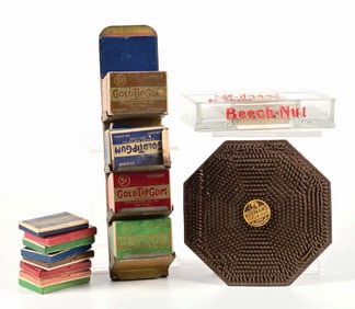 COLLECTION OF 3 CHEWING GUM DISPLAY ITEMS