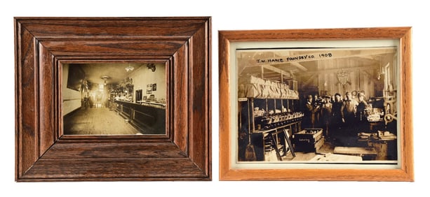 PAIR OF FOUNDRY& SALOON PHOTOS